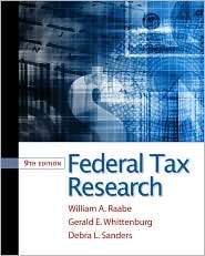 Federal Tax Research, (1111221642), William A. Raabe, Textbooks 