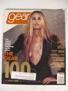 Gear Magazine LESLIE BIBB DEC 2000/JAN 2001 LESLIE  