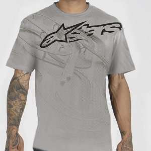  Alpinestars Slot T Shirt, Gray, Gender Mens, Size 2XL 