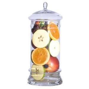  12 Artificial Fruit in Glass Jar Table Top Decoration 