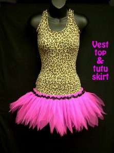 GIRLS DANCE TUTU ~SKATE STAGE PARTY COSTUME CAT OUTFIT  
