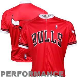  VOmax Chicago Bulls Stock Performance Cycling Jersey   Red 