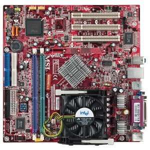  MSI MS 7037 Intel 865GV Socket 478 micro ATX Motherboard w 
