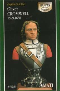  Amati 110 English Civil War Oliver Cromwell 1599 1658 Bust, #8512/13