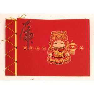  Chinese New Year Card   Greeting Tiger Girl Health 