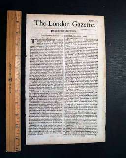 THE GREAT PLAGUE OF LONDON Disease Death 1666 Newspaper  