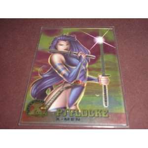  Psylocke   Card #10   X men Fleer Ultra Chromium Trading 