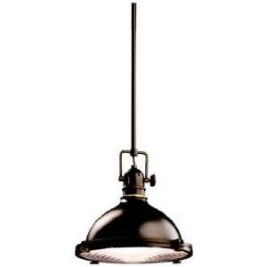  Kichler Olde Bronze Fresnel Lens 12 Wide Pendant Light 