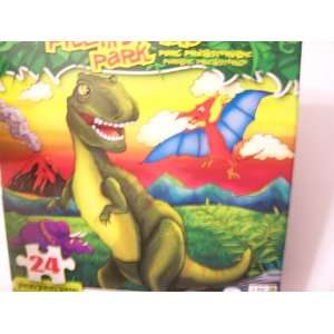   Park 24 Piece Dinosaur Puzzle ~ T Rex & Friends Toys & Games