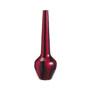  8Dx19.75H Polyresin Bottle Container Red Burgundy (Pack of 