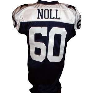  Ben Noll #60 Cowboys Game Issued Navy Jersey(Size 48 