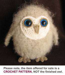   PATTERN (INSTRUCTION LEAFLET)   Make a BABY OWL   Ref. 17B  