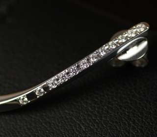 Mikimoto 18k White Gold Twist Pearl & Diamond Earrings  