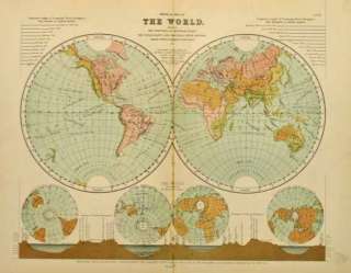 World Map 1880  