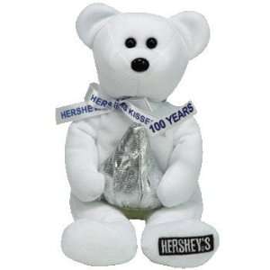  Ty Beanie Babies   Hugsy Hershey Kisses White Bear Toys 
