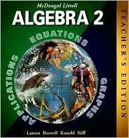 Algebra 2, (0395978904), Ron Larson, Textbooks   