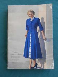ANTIQUE 1950 SPIEGEL SPRING & SUMMER CLOTHING FASHION CATALOG CHICAGO 