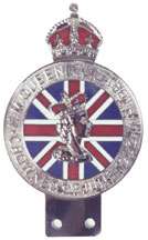   celebration grille badge celebrating the 1953 coronation of the queen