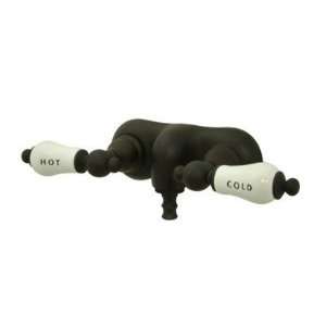  Hot Springs Wall Mount Clawfoot Tub Filler with Porcelain 