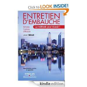 Entretien dembauche (ED ORGANISATION) (French Edition) Jean Mirat 