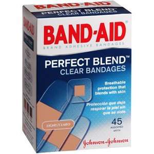  Special pack of 5 boxes J&J BAND AID CLEAR ASST 5701 45 