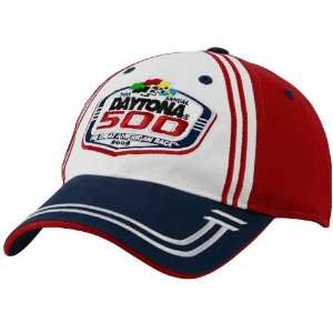  2009 Daytona 500 White Race Echo Adjustable Hat Sports 