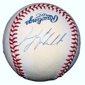 Doug Mirabelli Autographed Baseball   Official Dodgers   Autographed 