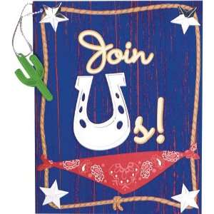  Western Dangler Invitations 8ct Toys & Games