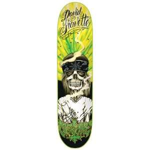  Creature Gravette Hippie Skull Powerply Skateboard Deck 