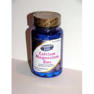   Magnesium Zinc Dietary Supplements 100 Tablets
