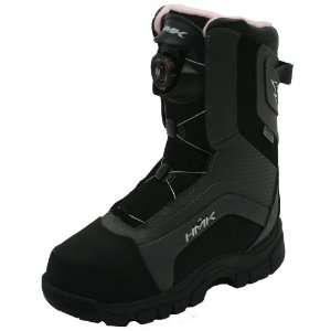  HMK Voyager Boa Womens Snowmobile Boots (Size 7, Gray 