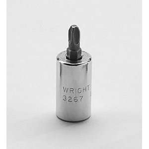  Wright Tool 3267 3/8 Drive Phillips Screwdriver Bit and 