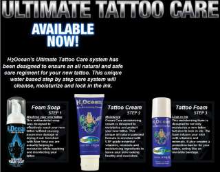 protect your new tattoo 1 step 3 tattoo foam designed to moisturize 