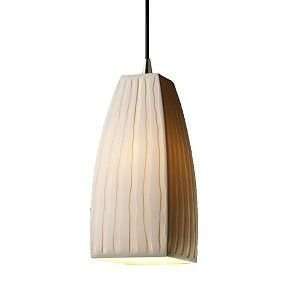 Justice Design Group R008144 Limoges Tapered Square Pendant ,Finish 