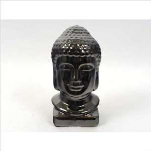  12 Ceramic Buddha Statue Color Black
