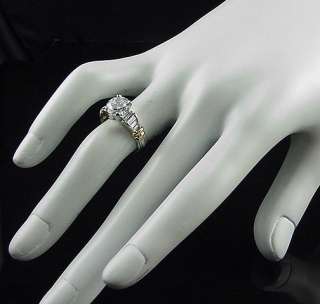 FABULOUS SCOTT KAY PLATINUM 18K DIAMOND ENGAGEMENT RING RETAIL $6800 
