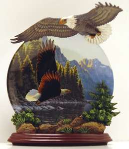 Bradford Exchange Masters of the Wind Eagle Plate  