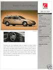 2001 saturn l series wagon sales brochure sheet 