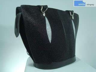 Handmade genuine stingray leather handbag shoulder bag  