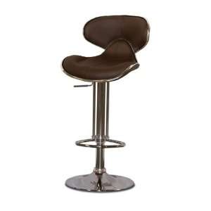  972 Adjustable Height Barstool in Chocolate By Diamond 