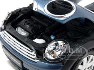   of 2009 Mini Cooper R56 Convertible Blue die cast model car by Kyosho