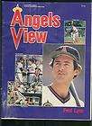 1984 CA Angels vs NY Yankees Angels View Scorebook Unscored F G (Sku 