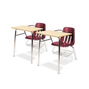  9400 Series Chair Desk, 21w x 33 1/2d x 30h, Fusion Maple 