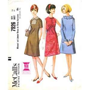   Sewing Pattern A line Dress Size 10 Bust 31 Arts, Crafts & Sewing