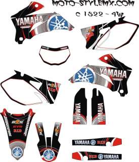 Yamaha WRf WR 250 450 sticker kit graphics 07 12 Dekor  