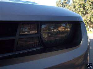 2010 Chevy Camaro smoked head light overlays rs ss tint  