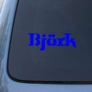  BJORK   Vinyl Car Decal Sticker #1784  Vinyl Color Blue 