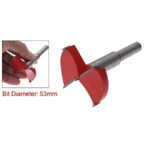   Red Metal Wood Forstner Bit Woodworking Drill Tool