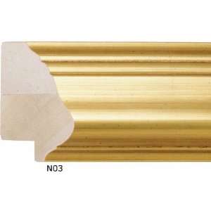  2 1/2 Gold Wood Picture Frame Moulding