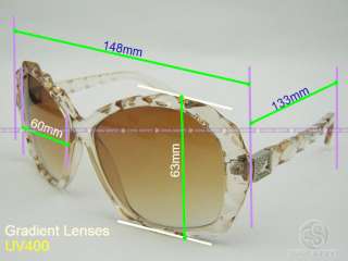 Designer Inspired Crystal Style Oversize Sunglasses SJ016  